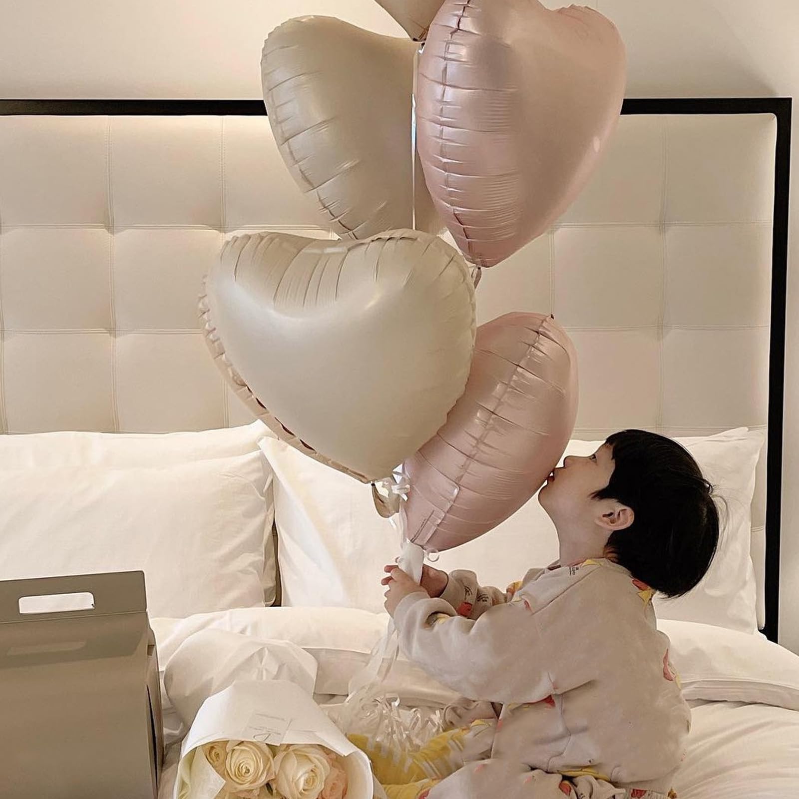 Amazon.co.jp: BTZO 風船 バルーン ハート型 10個セット アルミ風船